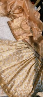Peach Embroidered Designer Suit - Image 6
