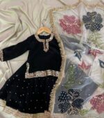 Girls Floral Designer Ethnic Set - Image 2