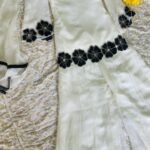 Cream Floral Designer Suit Set